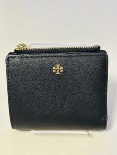 美品　Tory Burch ブラック 二つ折り財布