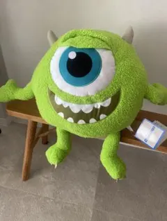 モンスターズインク　ぬいぐるみ　マイク・ワゾウスキ クッション 約40㌢