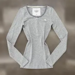 vintage Abercrombie&Fitch henley top XS