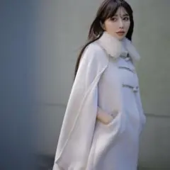 eimy istoire ダッフルマントコート アイボリー