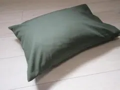 枕 そばがら枕 まくら 無地 ダークグリーン