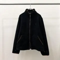 90s ポロ バイ ラルフローレン ダブルジップ フリース ジャケット L