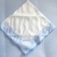 WEDGWOOD　ジャスパー　大判ハンカチ　刺繍　透かし模様入り