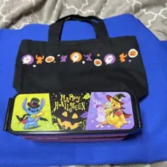 ディズニー ハロウィン 2段ランチボックス バッグ付き