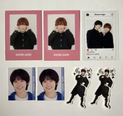 少年忍者　青木滉平　学生証・デタカ・俺バンステッカー