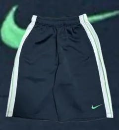 00s NIKE ナイキ トラックパンツ ハーフパンツ y2k 刺繍 ネイビー