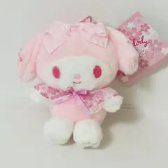 【新品】サンリオ マイメロディ ぬいぐるみ マスコット 桜のサムネイル