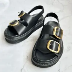 美品 カミナンド 24 ビッグ ダブルバックル サンダル CAMINANDO - メルカリ