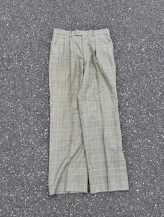 90s DUNLOP チェック スラックス 日本製のサムネイル
