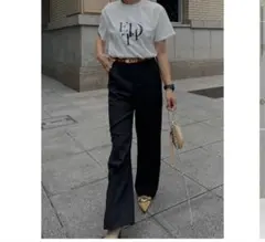 Re:EDIT センタープレスカラースラックス