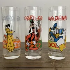 ディズニー キャラクター コップ 3個セット　レトロ