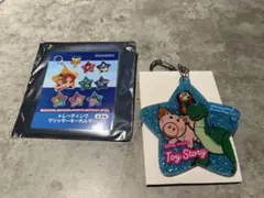 Toy Story Glitter Keychain: Slinky, Rex, Hamm