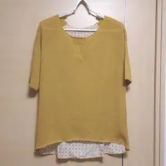 ★最終値下げ★グローバルワーク★　カットソー　ニット　マスタード　レトロ