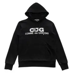 CDG コムデギャルソン プリント ロゴ パーカー フード スウェット シャツ