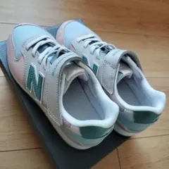 New Balance キッズスニーカー 20.5cm ライトブルー／ピンク