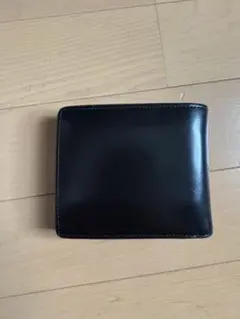 MURA 折り財布 黒革のサムネイル
