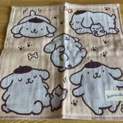 ポムポムプリン　ハンドタオル