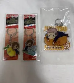 呪術廻戦 キーホルダー 3点セット 五条悟 虎杖悠仁 未使用」 - メルカリ