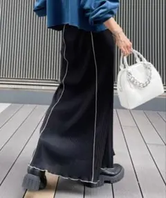 PAGEBOY スモーキープリーツスカート BLACK ページボーイ