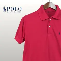 Ralph Lauren 半袖 ポロシャツ 鹿の子 ポニー 赤 レッド 0135のサムネイル