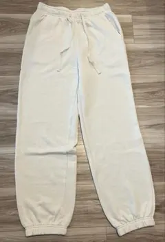 GU レディース スウェットパンツ M ホワイト