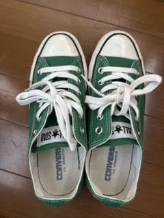 CONVERSE ALL STAR グリーン　ローカット　スニーカー