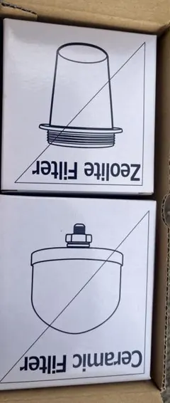 未開封！クラブエコウォーター　セラミックフィルターとゼオライトフィルター 未開封！クラブエコウォーター セラミックフィルターと