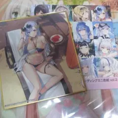 【匿名配送】【アズールレーン　色紙】タイコンデロガ　１枚　サマーフェア