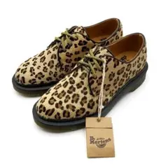 ドクターマーチン BUZZ5I レオパードハラコ 5ホールシューズ ドクターマーチン BUZZ5I レオパードハラコ 5ホールシューズ