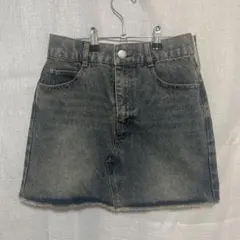 美品　INGNI デニム　スカート　ミニ 　ショート