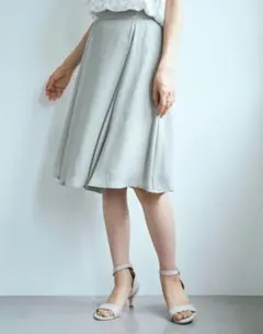 earth music&ecology　フレアミディスカート　ミント