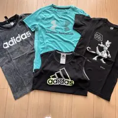 ボーイズ 140 T シャツ４枚セットadidas/UA 他