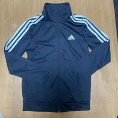 adidas 黒 ジャージ 3本ライン