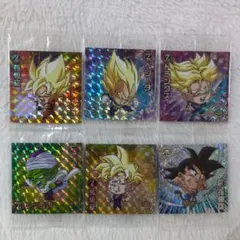 ドラゴンボール 超戦士シールウエハース超 シール 6種