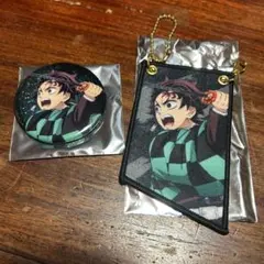 鬼滅の刃　無限城編　竈門炭治郎　グリッター缶バッジ　ワッペンチャーム　セット