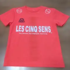 LES CINQ SENS サッカーシャツ オレンジ