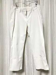 Theory luxe セオリーリュクスストレッチクロップドパンツホワイト38Mのサムネイル