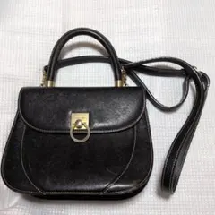 ANNE KLEIN ヴィンテージ ブラック ショルダーバッグのサムネイル