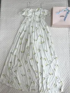 ジェラートピケ　カップ付きキャミワンピース