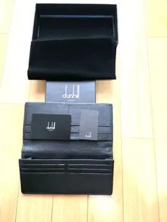 dunhill 長財布 ブラック レザーのサムネイル