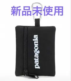 セール！patagonia カラビナ付きコインケース ブラック新品未使用