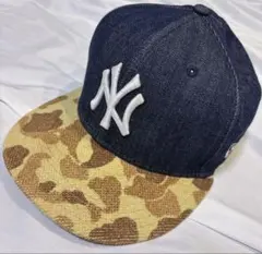 NEW ERA ニューエラ 9fifty デニム キャップ　カモフラージュ