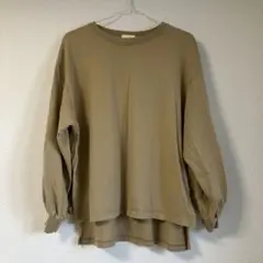 アースミュージックアンドエコロジー　トップス　ドロップショルダー　Fサイズ