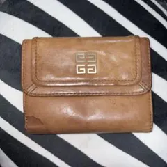 ジバンシー givenchy 折財布 コインケース ブラウン レザーのサムネイル