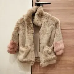 ZARA girls ファーコート サイズ6 116cm