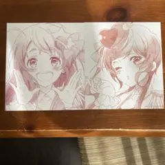 ゆめぎんがパラダイス　ゾンビランドサガ　入場者特典　ミニ色紙　さくら　ゆうぎり