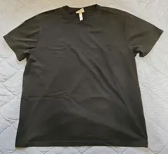 H&M 黒 レギュラーフィット Tシャツ L