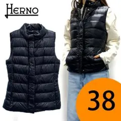 美品 HERNO 36 ICONICO エミリア ケープ ダウンベスト 半袖 - メルカリ