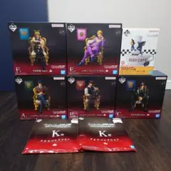 一番くじ ジョジョの奇妙な冒険 ジョジョワールド フィギュア6個セット おまけ付