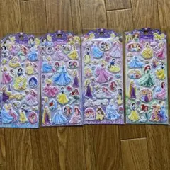ディズニー プリンセス正規品 ぷっくりシール